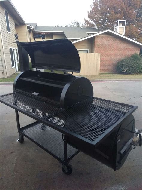 2002 - 8' x 28' Triple Axle Gooseneck Custom Open BBQ Rig Smoker Trailer for Sale in Texas 9,200. . Bbq pits for sale near me